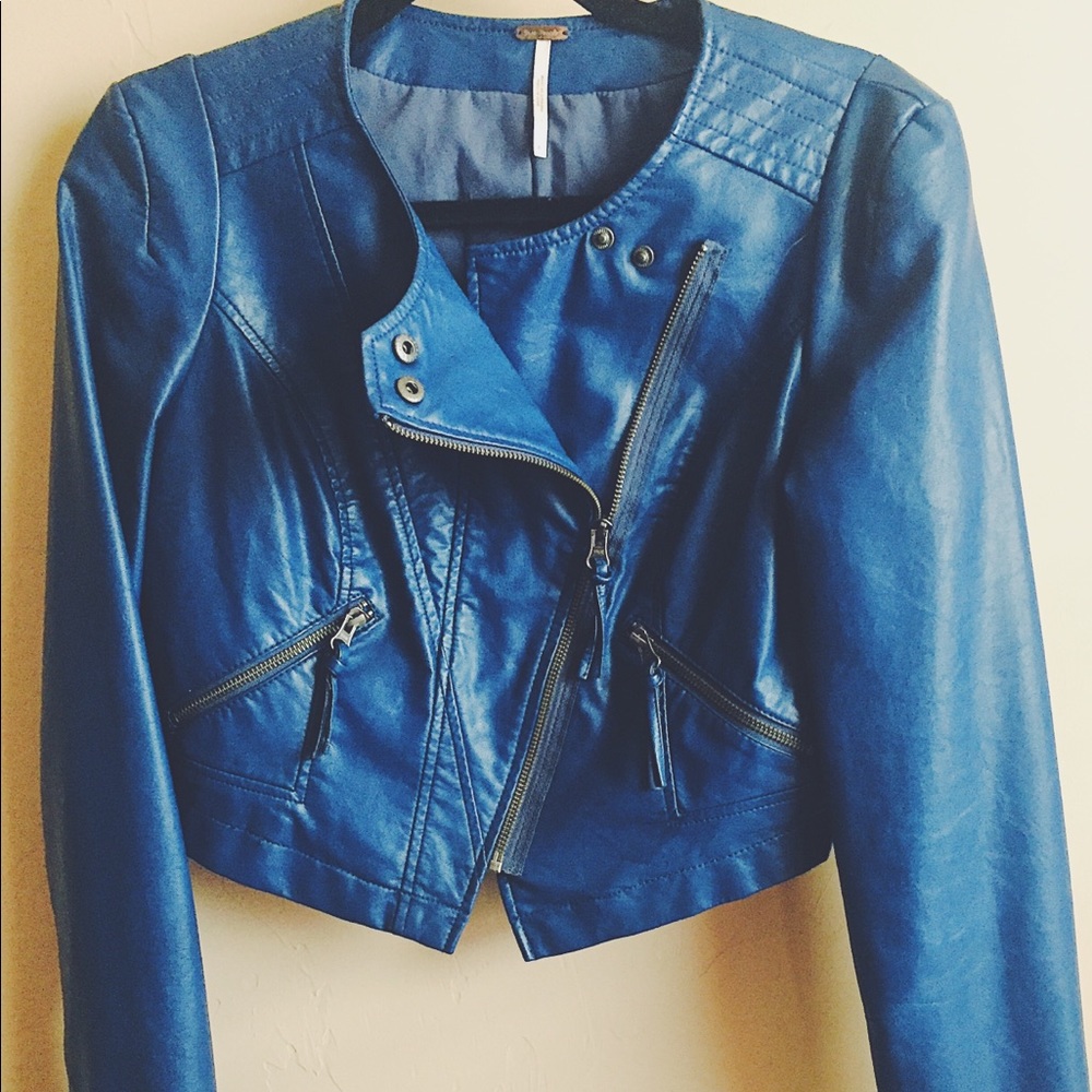 Free People Leather Moto jacket
